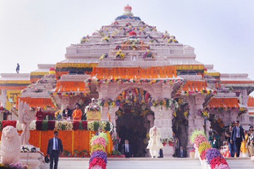 The Trustee of the Ashok Singhal Foundation Performed the 'Puja' Ceremony as Yajman