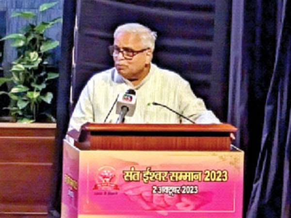 Sant Eshwar Samman 2023: ‘Seva is in the Blood of Bharat,’ says Suresh Bhaiyaji Joshi